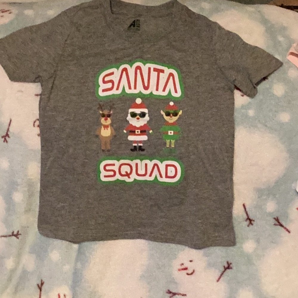 CHRISTMAS Short Sleeved Tee “SANTA SQUAD”